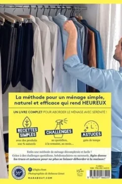 Ménage & Vous ! Le programme motivant pour un ménage simple, efficace et naturel, Bruno Ginesty