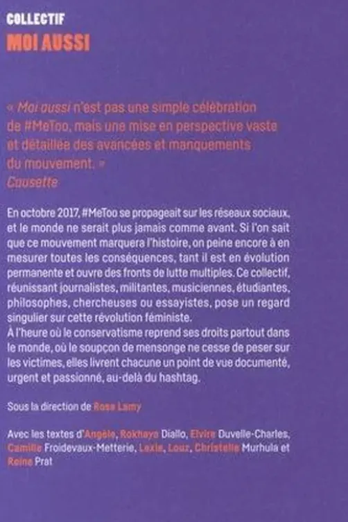 Moi aussi. MeToo, au-delà du hashtag, Rose Lamy