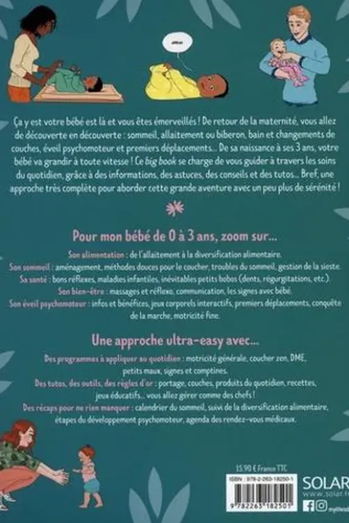 Mon bébé de 0 à 3 ans. The Book, Véronique Deiller