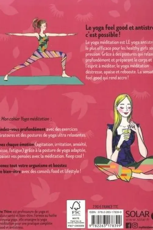Mon cahier yoga méditation, Agathe Thine