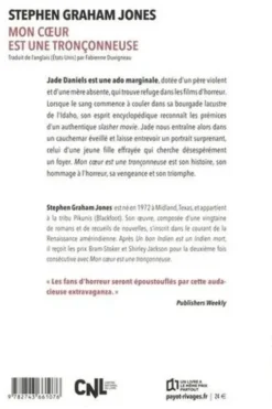 Mon coeur est une tronçonneuse, Stephen Graham Jones