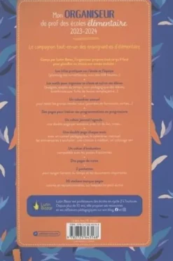 Mon organiseur de prof des écoles élémentaire. Edition 2023-2024, Lutin Bazar