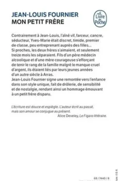 Mon petit frère, Jean-Louis Fournier