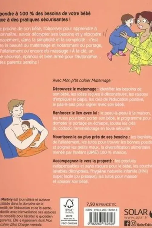 Mon p'tit cahier maternage, Julie Martory