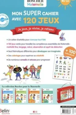 Mon super cahier de 120 jeux MS GS. Je joue, je révise, je retiens, Barbara Arroyo