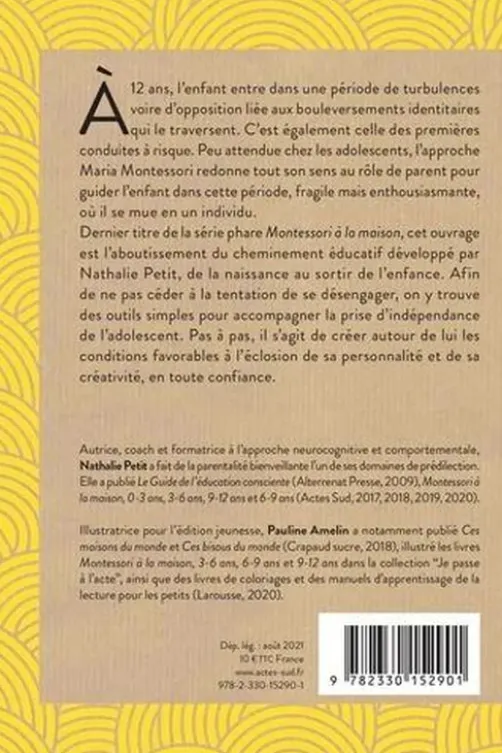 Montessori à la maison 12-15 ans, Nathalie Petit