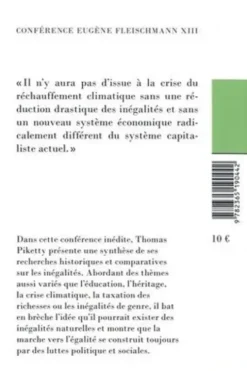 Nature, culture et inégalités. Une perspective historique et comparative, Thomas Piketty