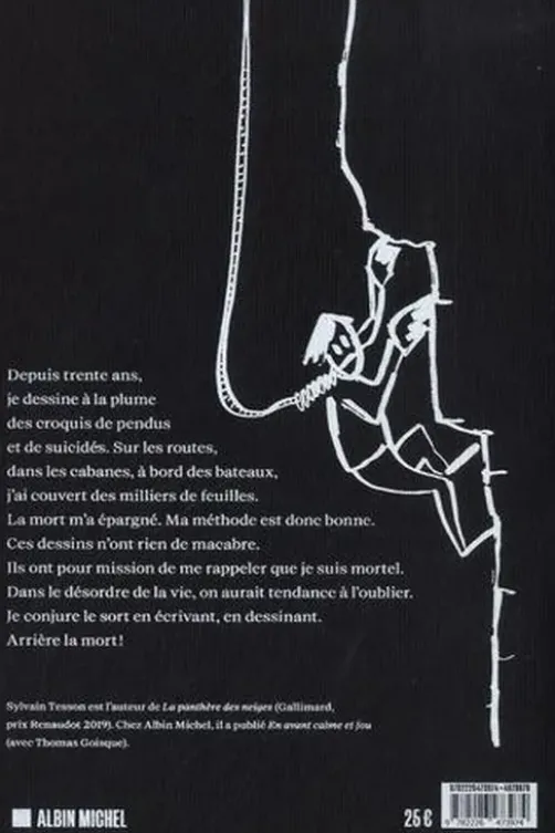 Noir. Textes et dessins, Sylvain Tesson