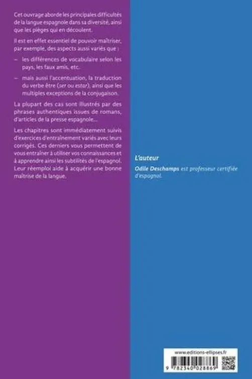 No meter la pata. Déjouer les pièges de l'espagnol - Grammaire, Vocabulaire, Conjugaison, Odile Deschamps