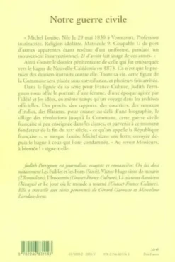 Notre guerre civile, Judith Perrignon