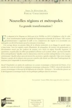 Nouvelles régions et métropoles. La grande transformation ?, Pascal Chauchefoin