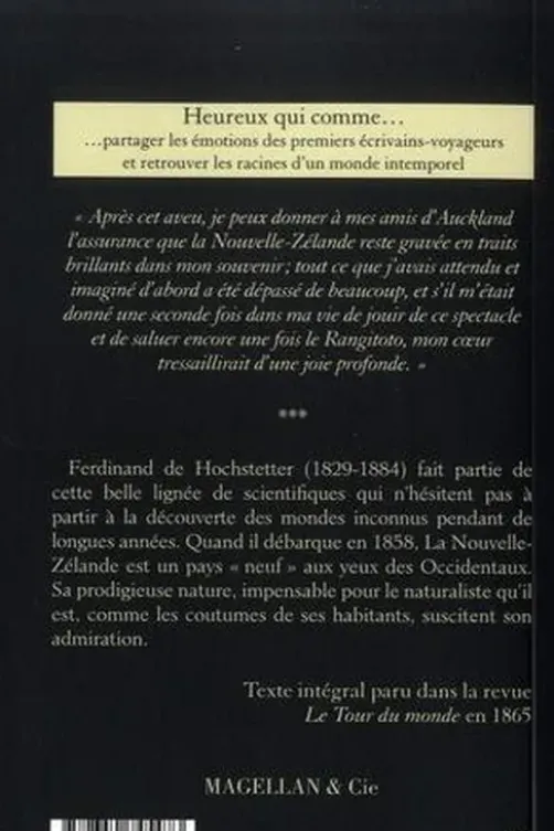 Nouvelle-Zélande, Ferdinand de Hochstetter