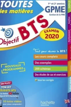Objectif BTS GPME 1re et 2e années. Toutes les matières, Jacqueline Thédié