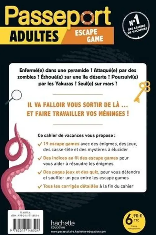 Passeport Adultes Escape Games, Sandra Lebrun
