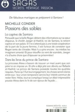 Passions des sables. La captive de Santara ; Dans les bras du prince de Santara, Michelle Conder