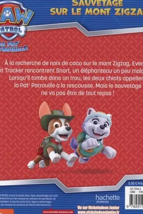 Paw Patrol La Pat' Patrouille : Sauvetage sur le mont Zigzag, Anne Marchand Kalicky