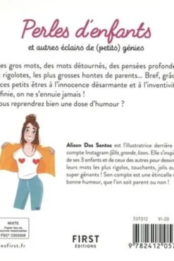 Perles d'enfants et autres éclairs de (petits) génies, Alison Dos Santos