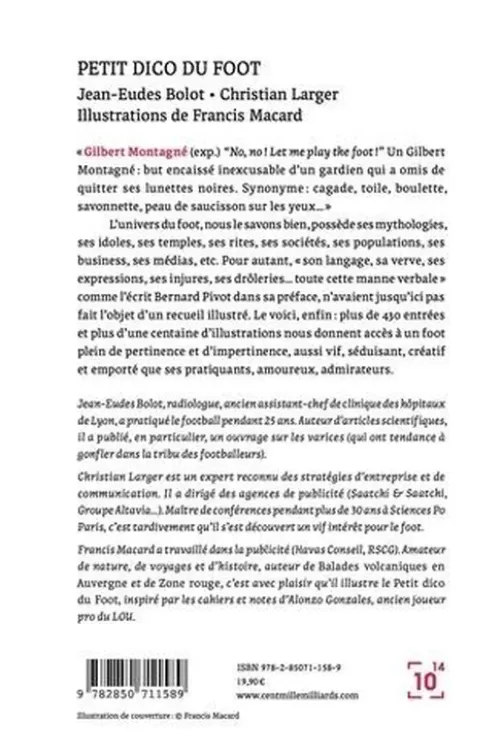 Petit dico du foot. Edition spéciale Euro 2021, Jean-Eudes Bolot
