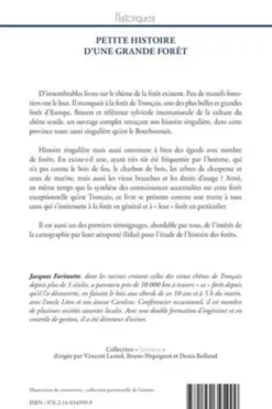 Petite histoire d'une grande forêt. Tronçais en Bourbonnais, Jacques Farinotte