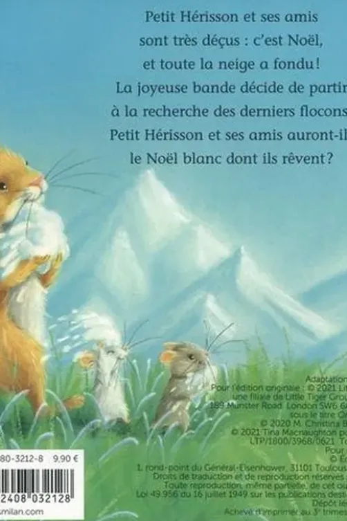 Petit Hérisson et la neige de Noël, M. Christina Butler