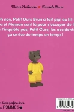 Petit Ours Brun a fait pipi au lit, Marie Aubinais