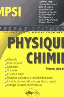 Physique Chimie MPSI, Thierry Finot