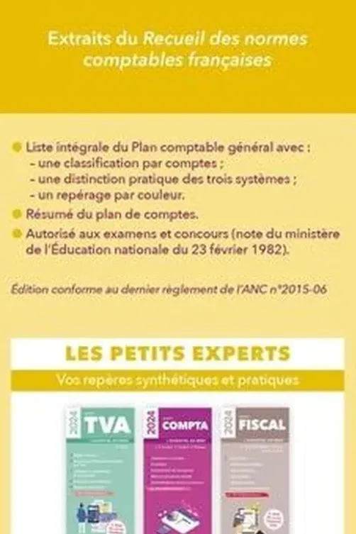 Plan comptable général. Edition 2024-2025, Dunod