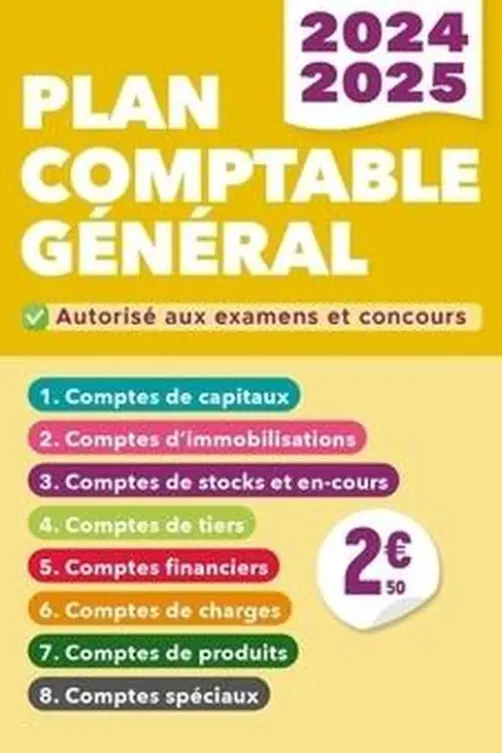 Plan comptable général. Edition 2024-2025, Dunod