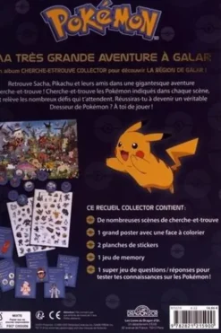 Pokémon, ma très grande aventure à Galar. Un gigantesque Cherche-et-trouve ! Des stickers, des jeux et plein de surprises ! Edition collector, Nintendo