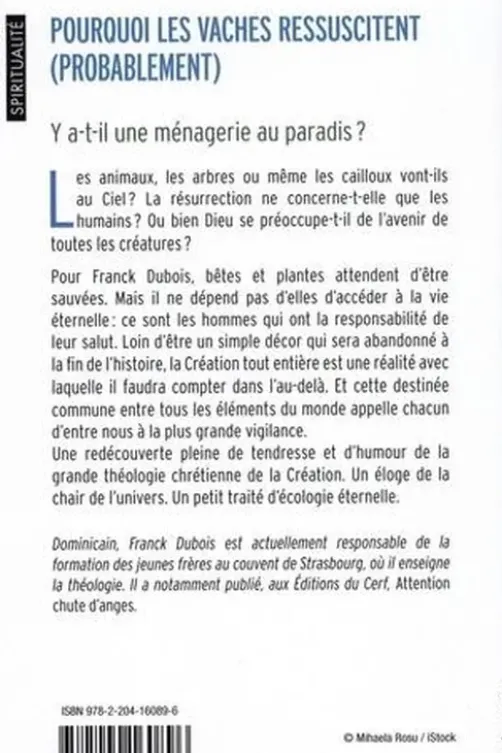 Pourquoi les vaches ressuscitent (probablement). Ou pourquoi mon papa ne restera pas bloqué toute sa vie dans l'ascenseur, Franck Dubois