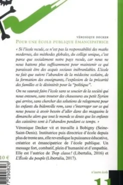 Pour une école publique émancipatrice, Véronique Decker