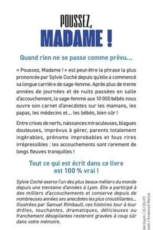 Poussez, madame ! Les confessions d'une sage-femme, Sylvie Coché