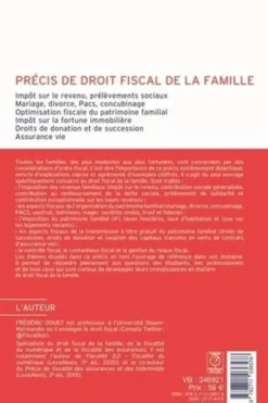Précis de droit fiscal de la famille. 21e édition, Frédéric Douet
