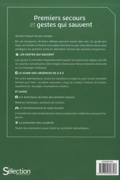 Premiers secours et gestes qui sauvent, Sélection du Reader's Digest
