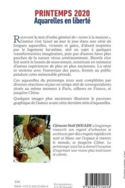 Printemps 2020. Aquarelles en liberté, Clément-Noël Douady