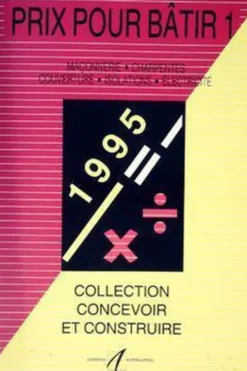 PRIX POUR BATIR T1 - 1995, Collectif