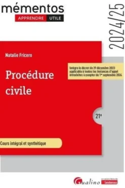 Procédure civile. Edition 2024-2025, Natalie Fricero