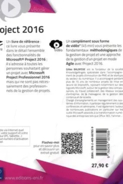 Project 2016. Complément vidéo : Méthodologie et gestion d'un projet en mode Agile avec Project, Gilles Balmisse