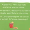 P'tit Loup : P'tit loup visite une ferme, Orianne Lallemand