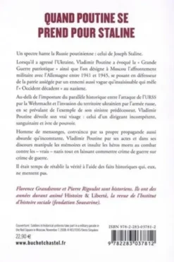 Quand Poutine se prend pour Staline. L’ombre de la "Grande Guerre patriotique" sur l’Ukraine, Florence Grandsenne