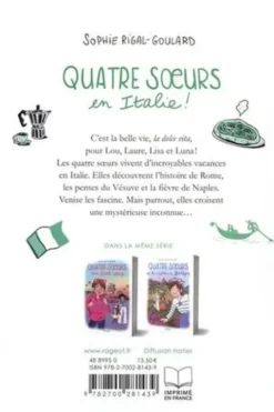 Quatre soeurs Tome 13 : Quatre soeurs en Italie !, Sophie Rigal-Goulard