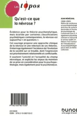 Qu'est-ce que la névrose ?, Jean Ménéchal