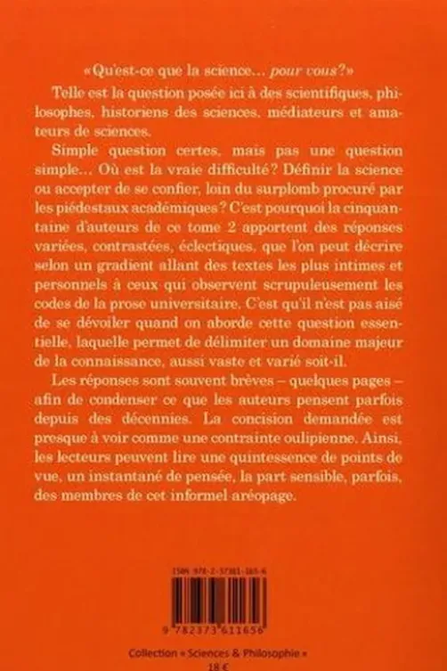 Qu'est-ce que la science... pour vous ? Tome 2, Marc Silberstein