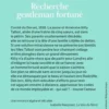 Recherche gentleman fortuné, Sophie Irwin