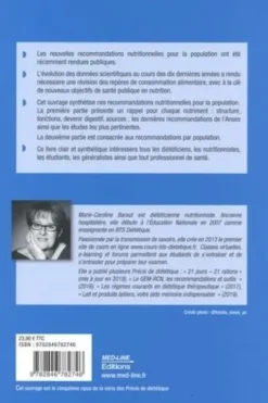 Recommandations nutritionnelles pour la population - RNP, Marie-Caroline Baraut