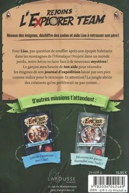 Rejoins l'Explorer Team Tome 2 : Expédition dans le monde perdu, Björn Berenz