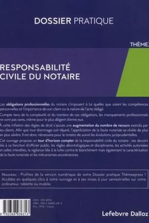 Responsabilité civile du notaire. 3e édition, Cécile Biguenet-Maurel