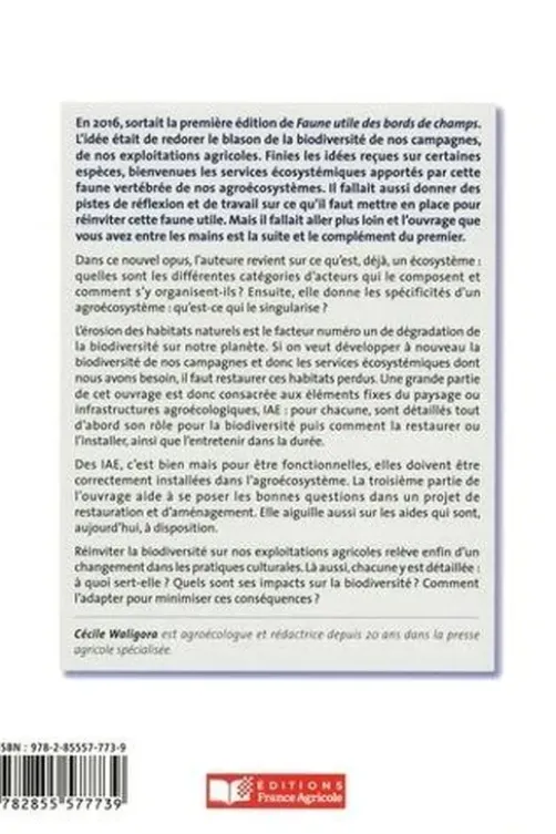 Régénérer la biodiversité. Equilibres écologiques et services écosystémiques, Cécile Waligora