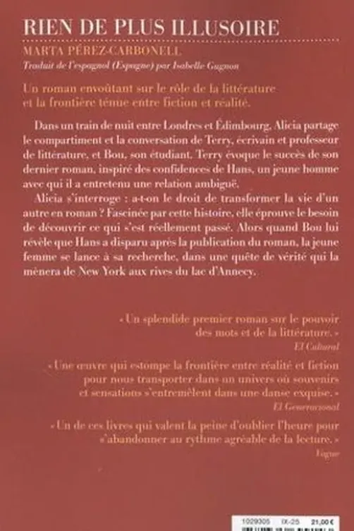 Rien de plus illusoire, Marta Pérez-Carbonell