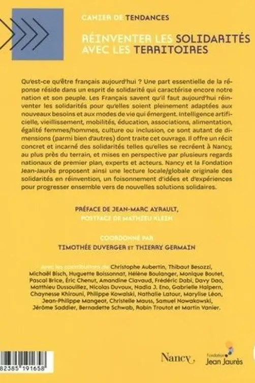 Réinventer les solidarités avec les territoires. Nancy, Timothée Duverger
